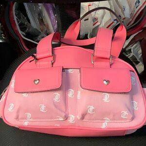 New with tags juicy couture, pink satchel